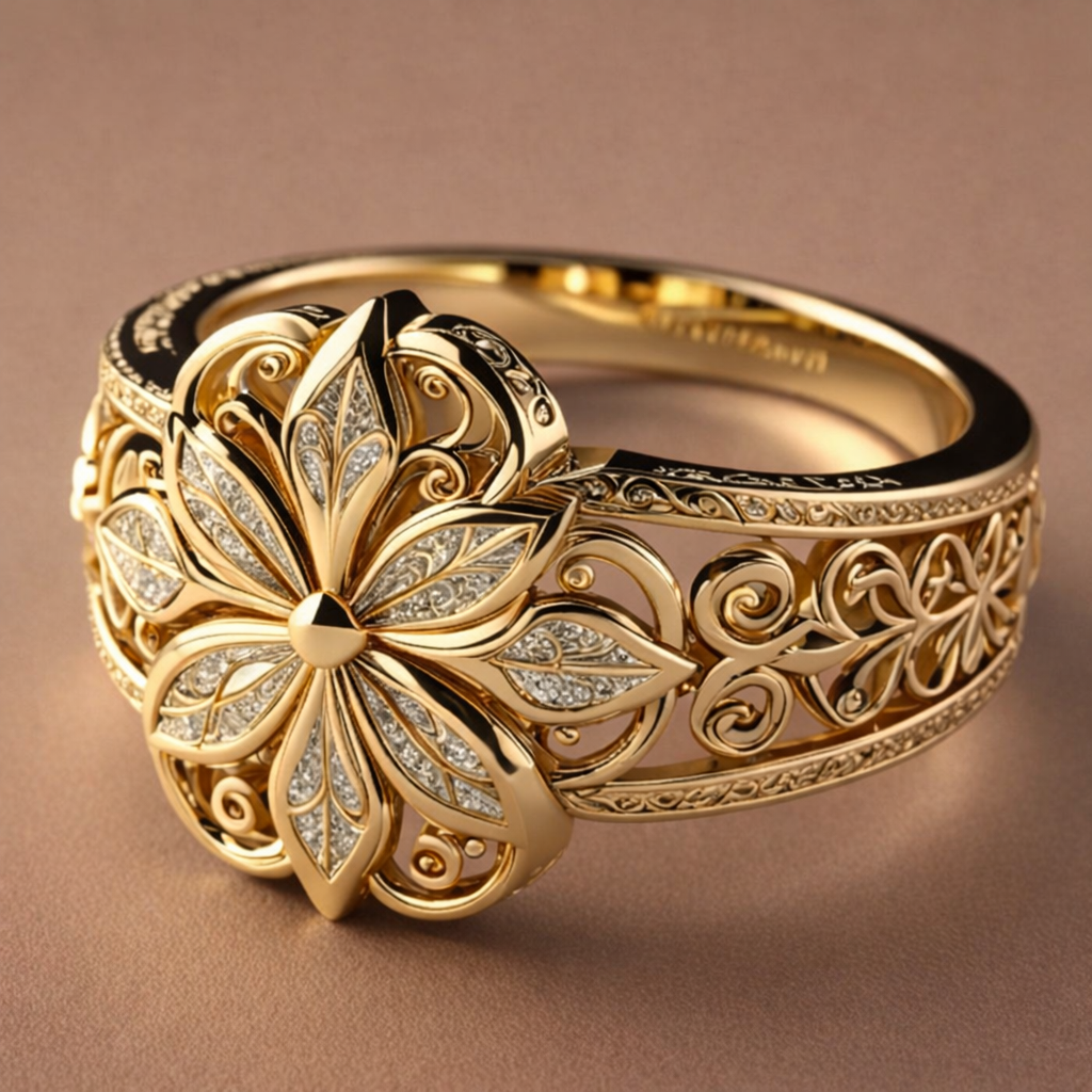 Zirconia Bloom Ring