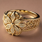 Zirconia Bloom Ring