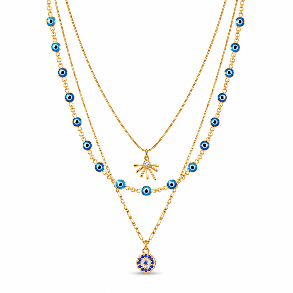 Eye Layered Necklace