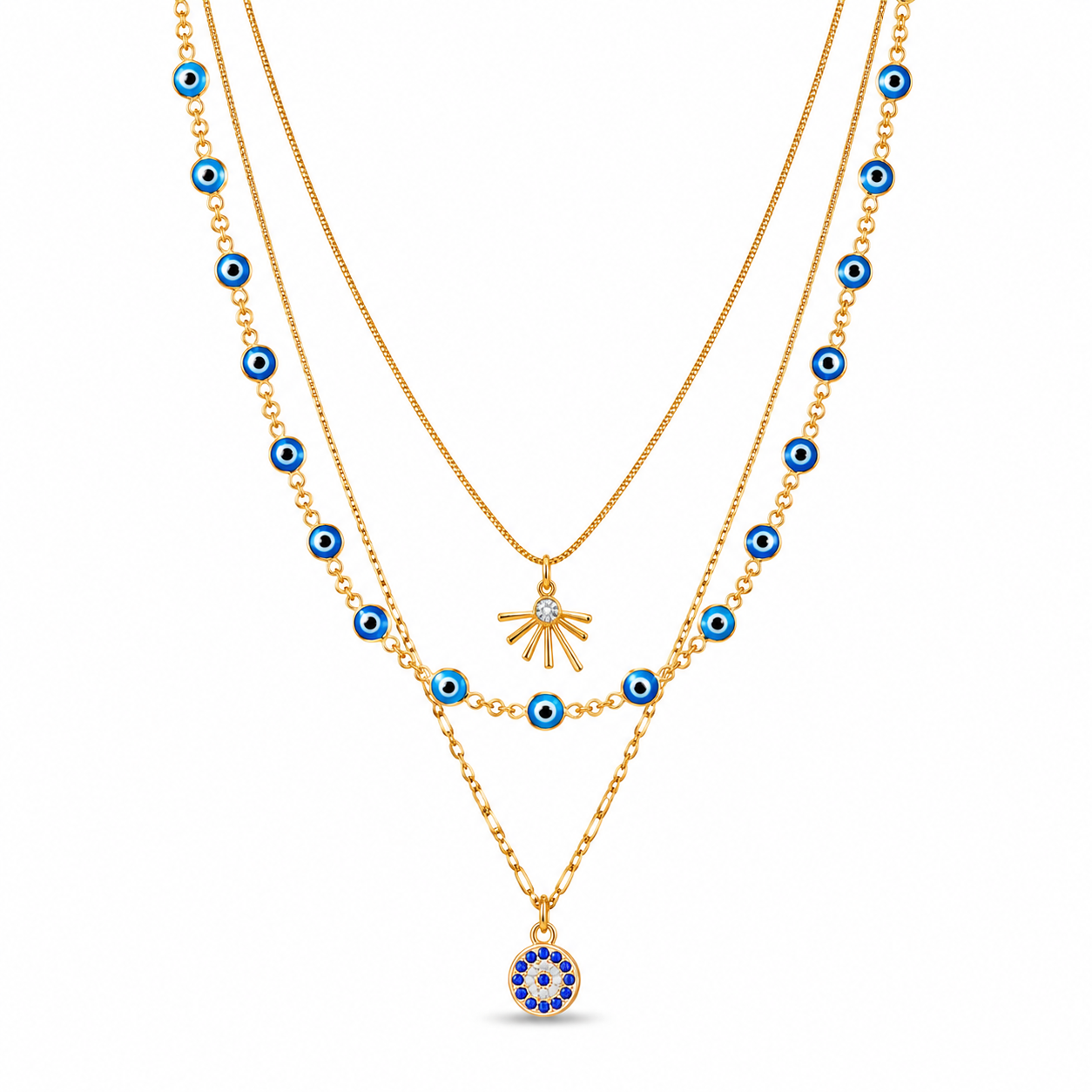 Eye Layered Necklace