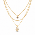 Zaria Eye Layered Necklace