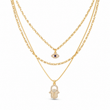 Zaria Eye Layered Necklace