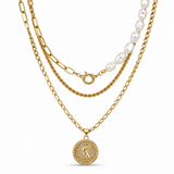 Medallion Layered Necklace