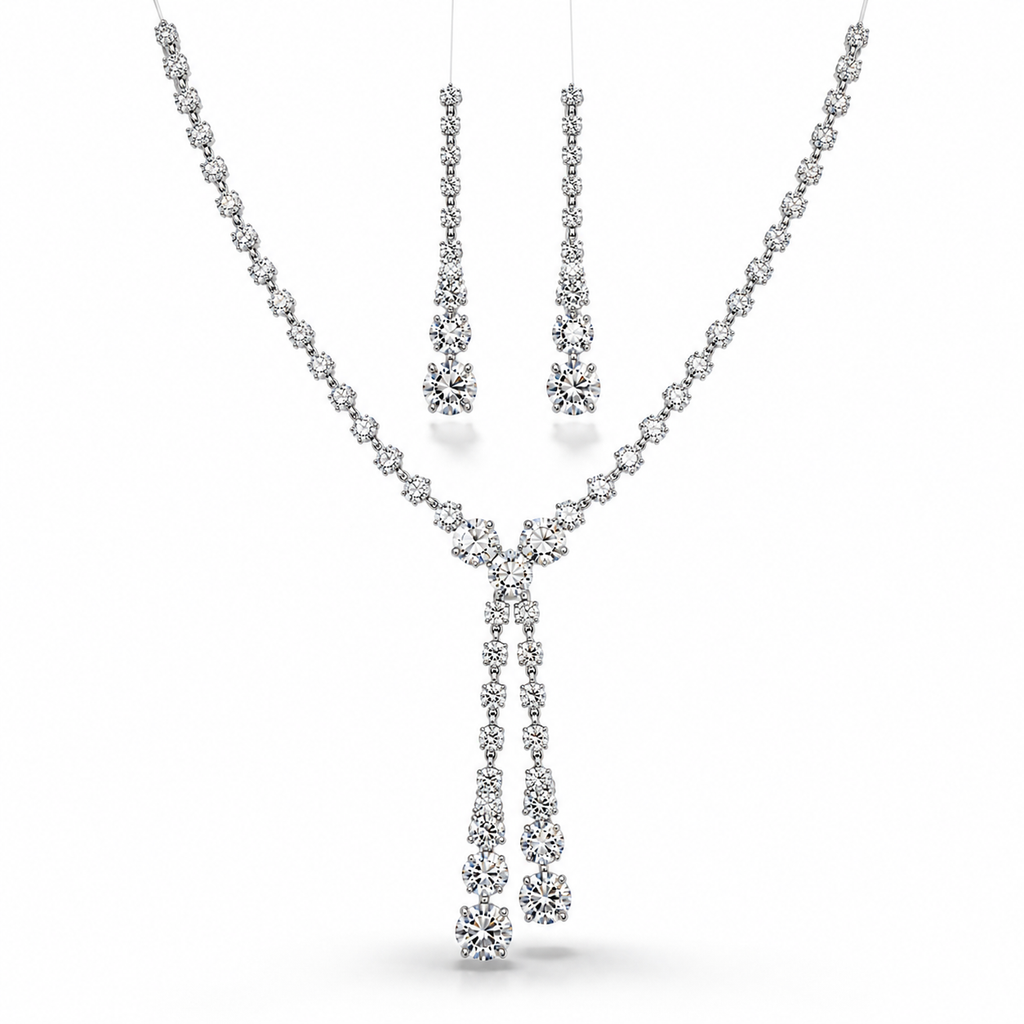 Aqua Drop Crystal Set