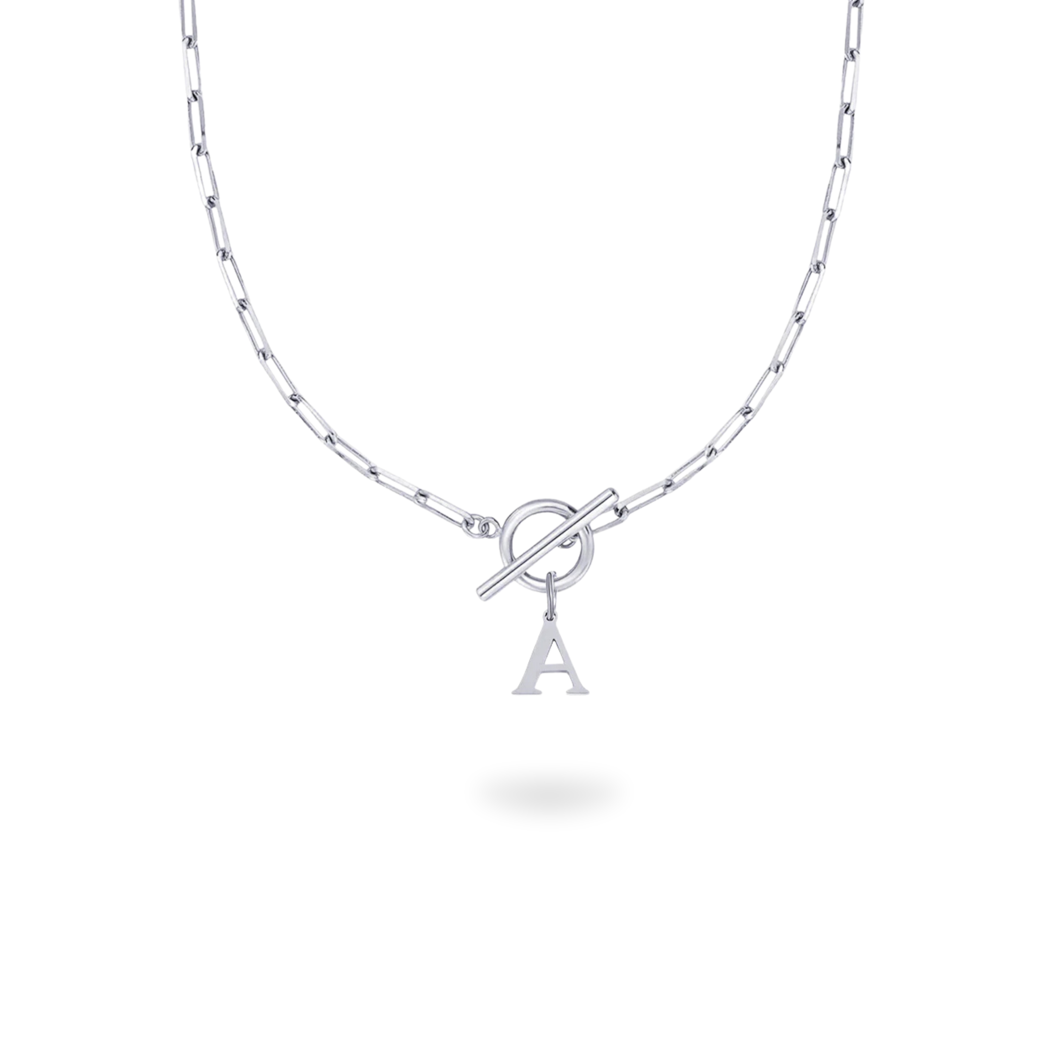 Lock Initial Necklace