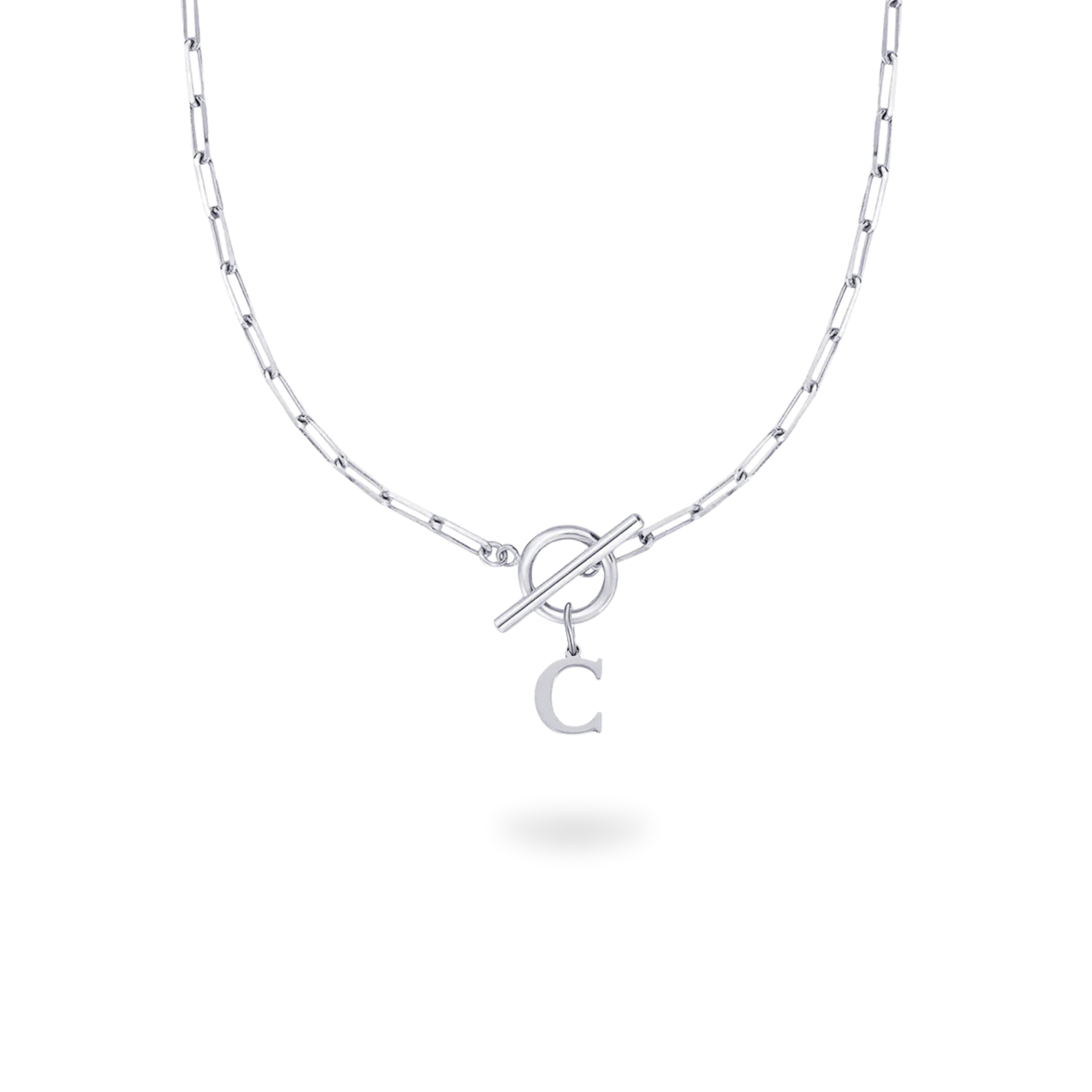 Lock Initial Necklace