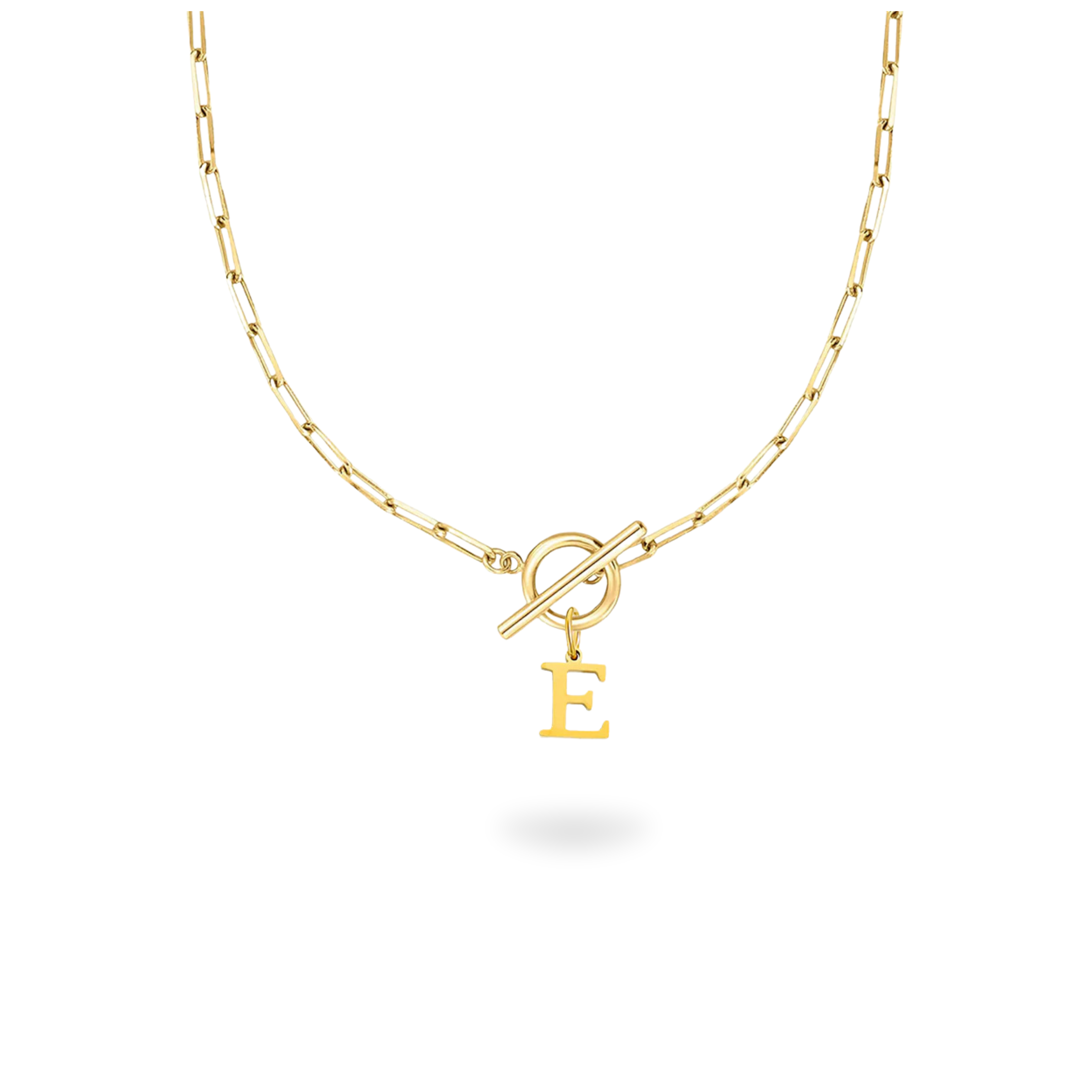 Lock Initial Necklace