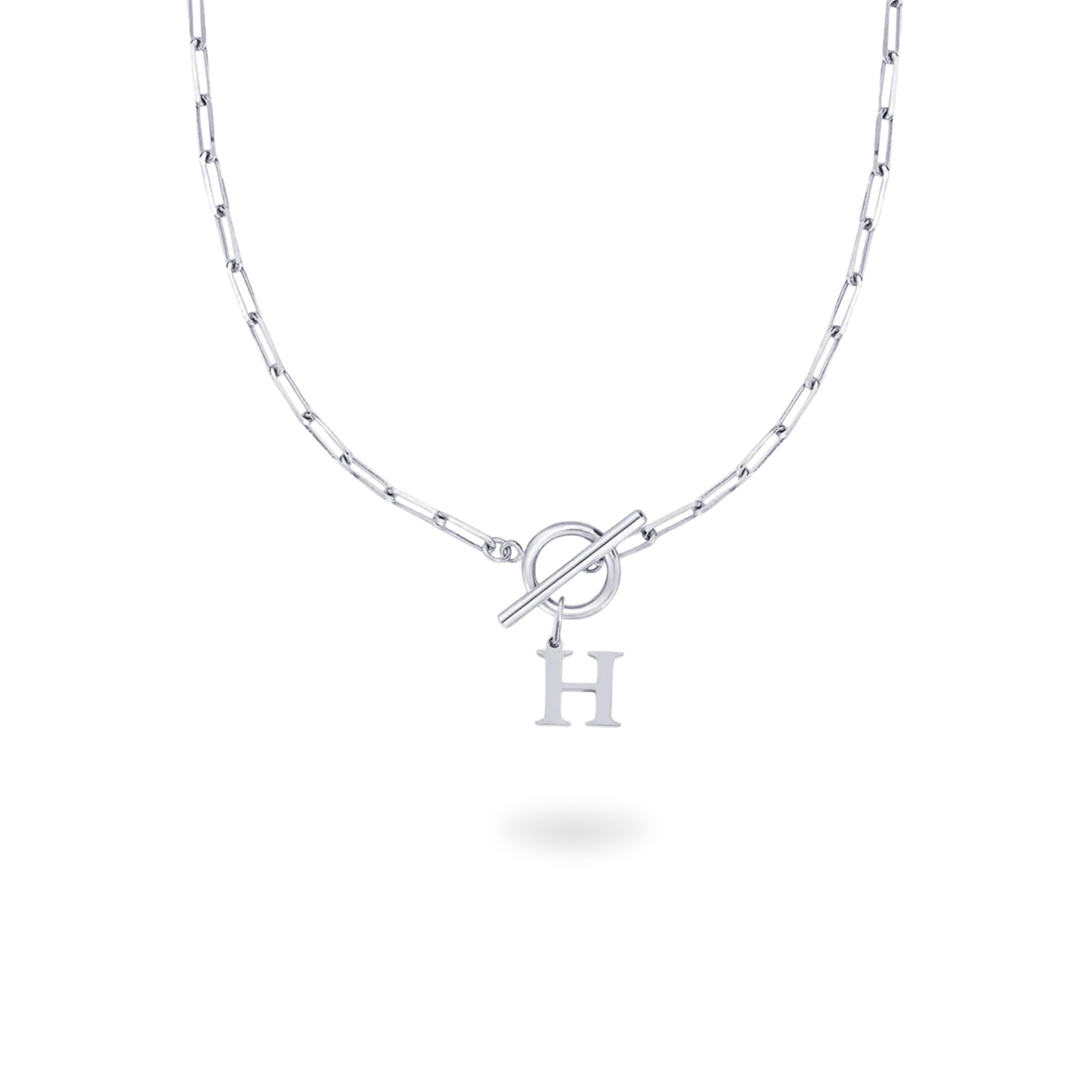Lock Initial Necklace