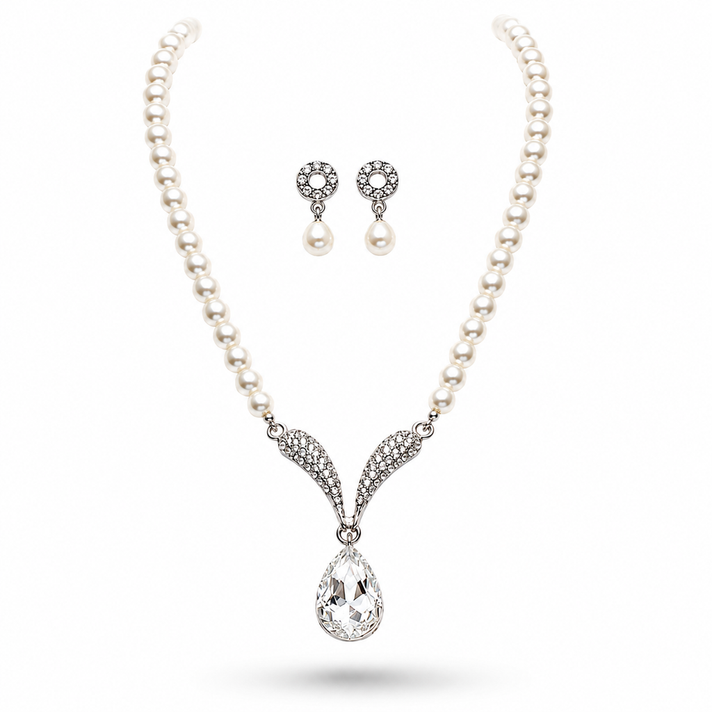 Luna Pearl Crystal Set