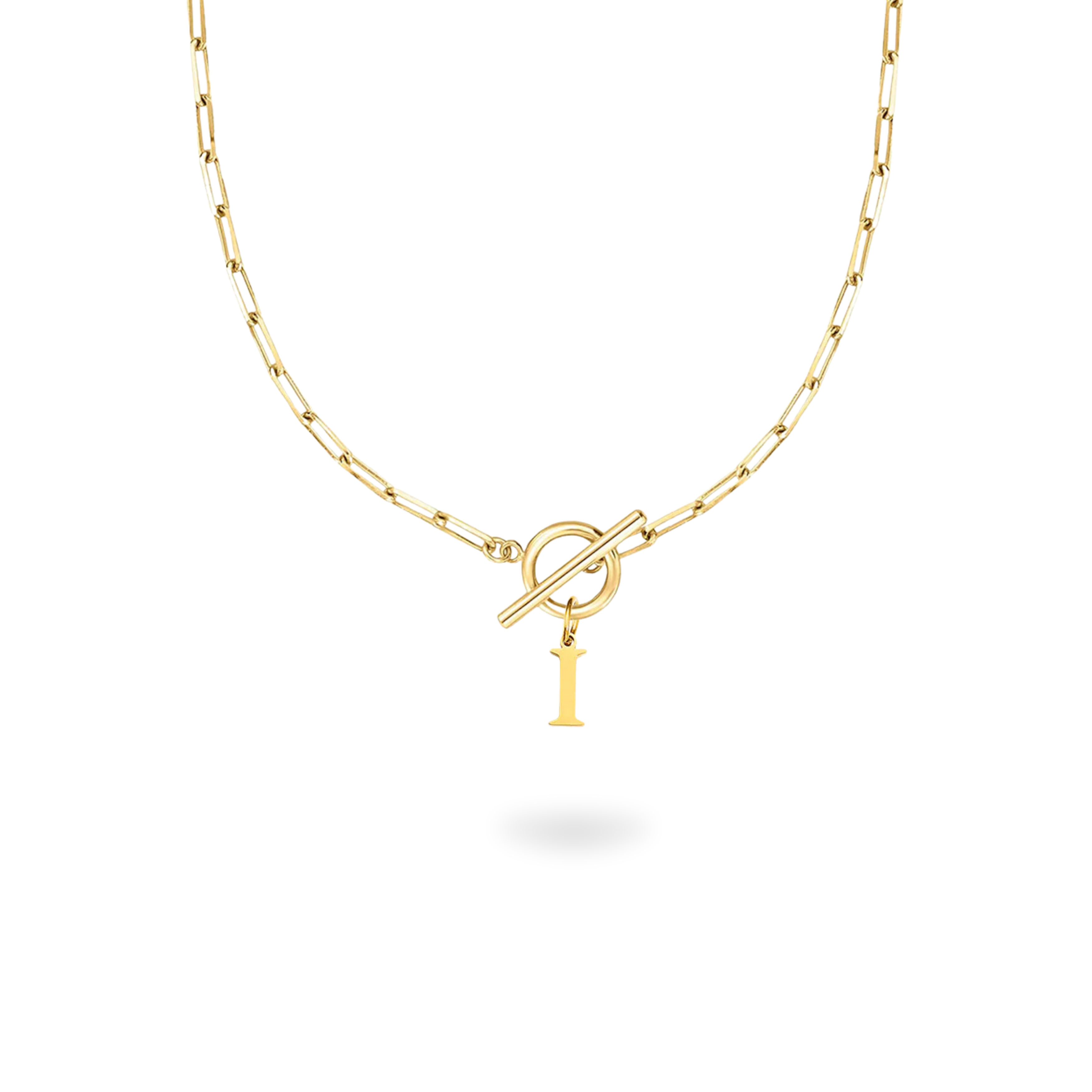 Lock Initial Necklace