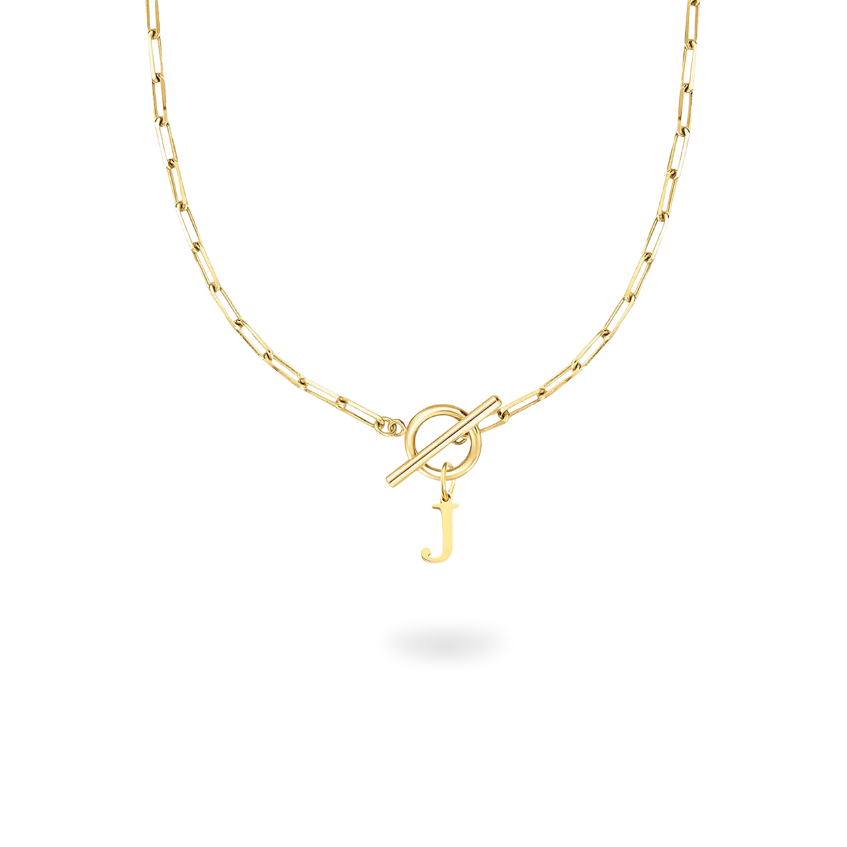 Lock Initial Necklace