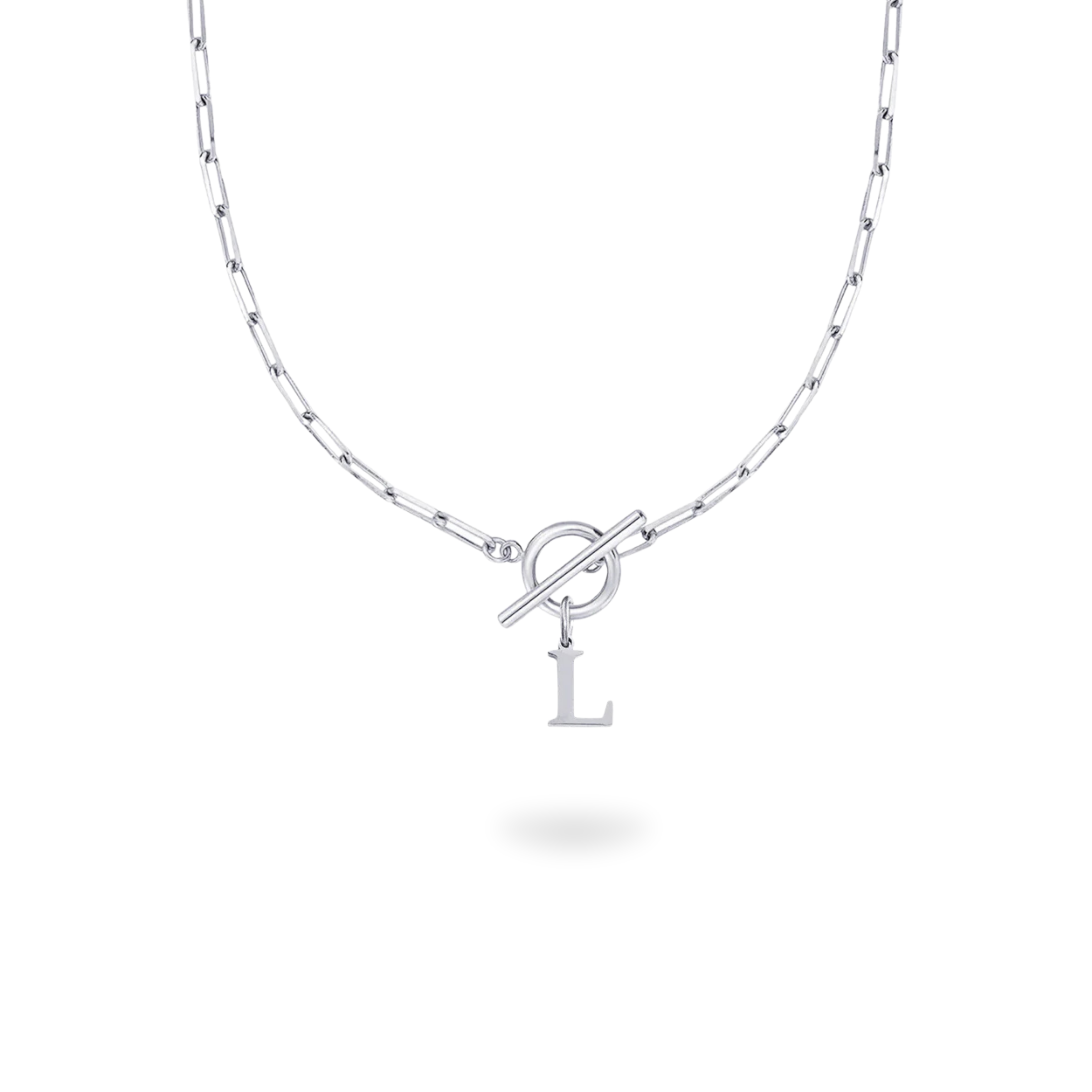 Lock Initial Necklace
