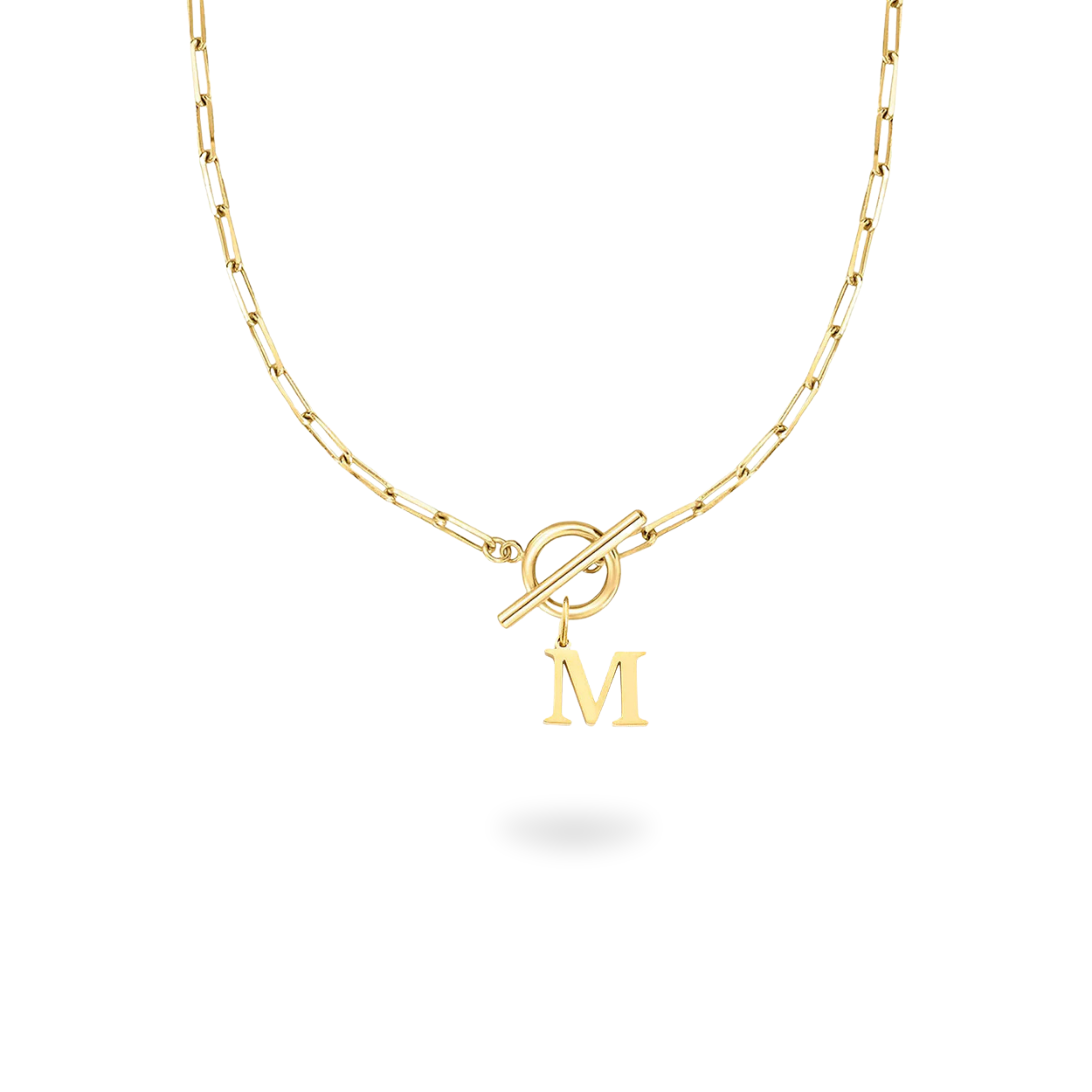 Lock Initial Necklace