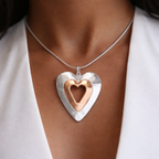 Vintage Heart Pendant Necklace
