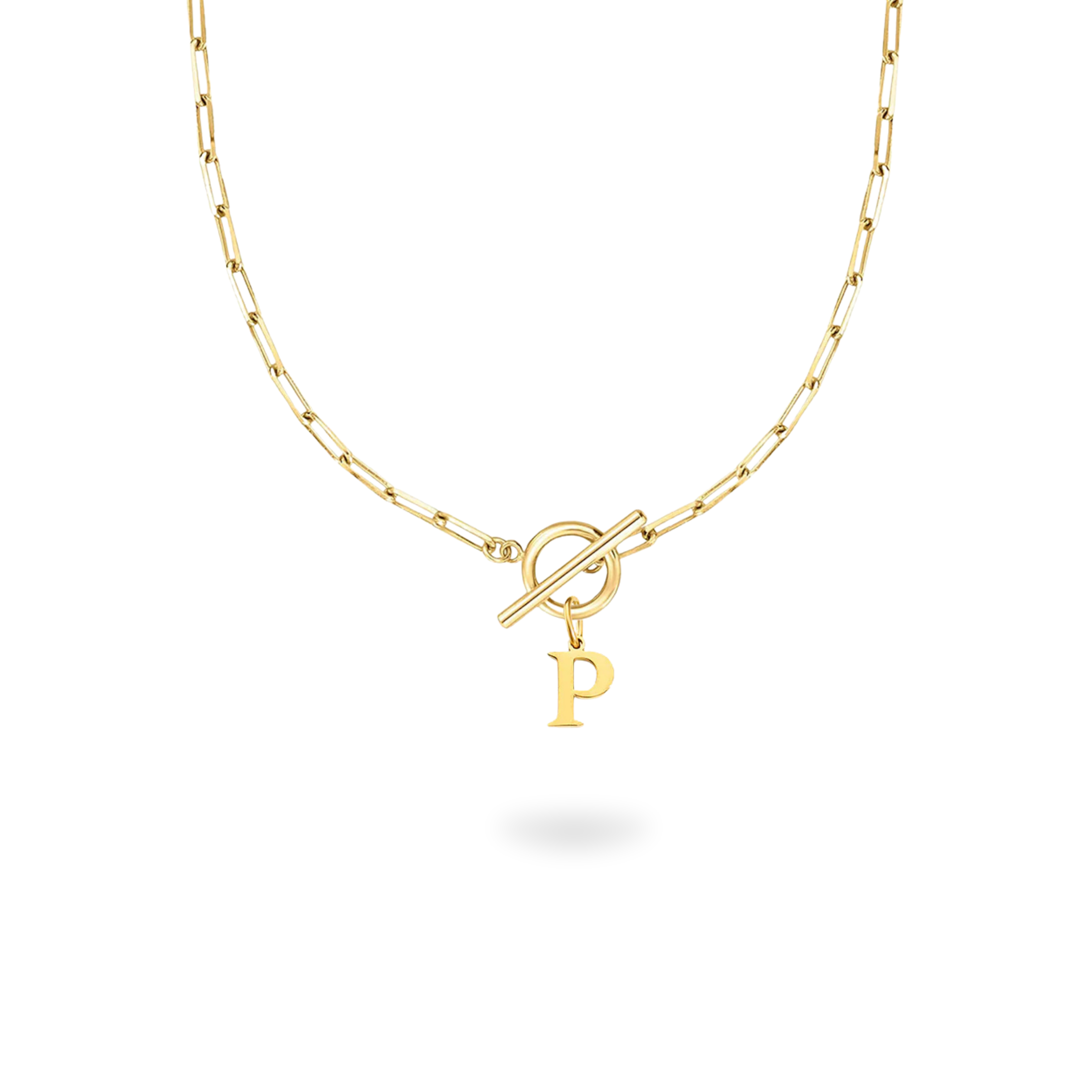 Lock Initial Necklace