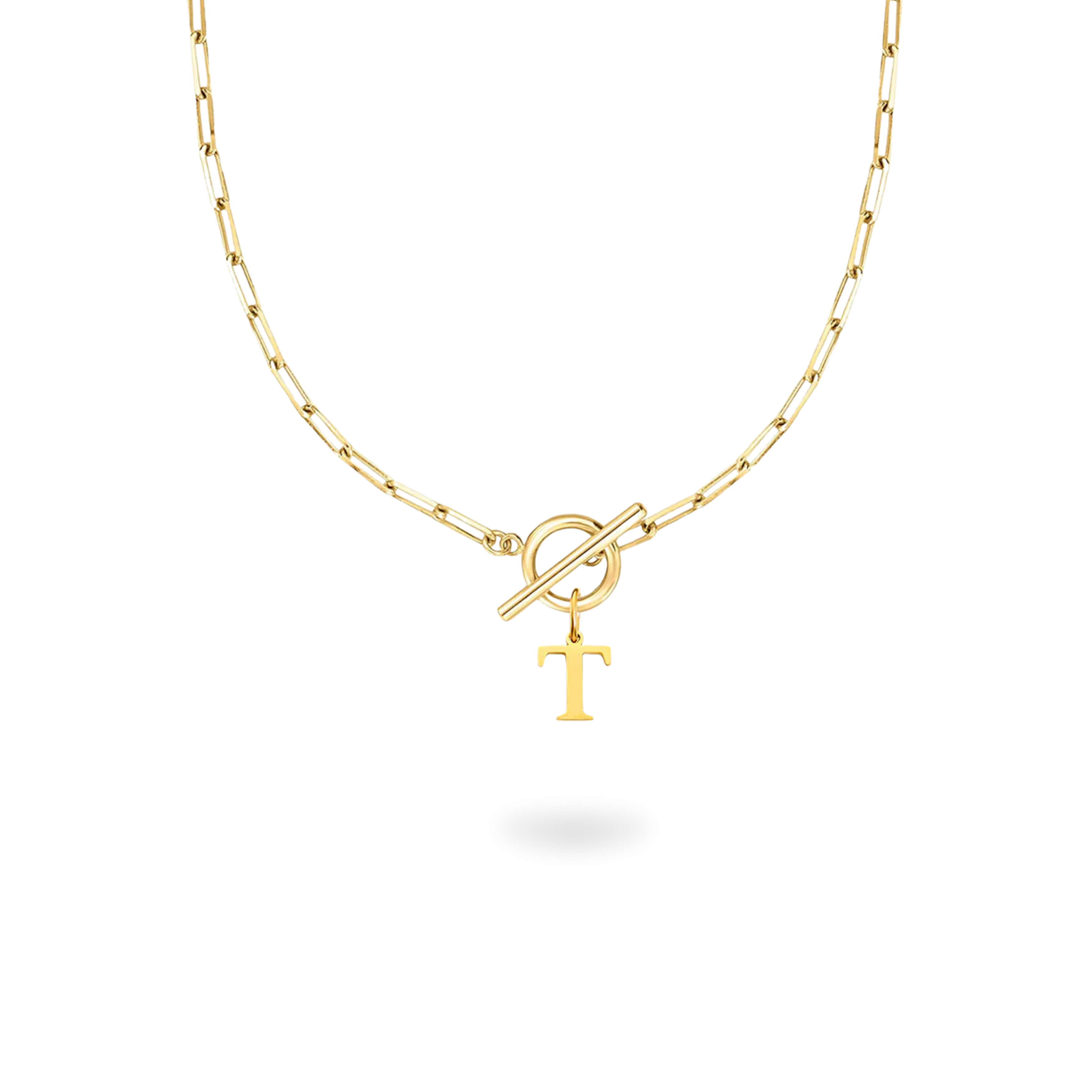 Lock Initial Necklace