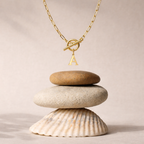 Lock Initial Necklace