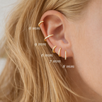 Pavé Clicker Hoop Earrings