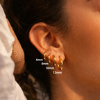 Slim Huggie Hoops