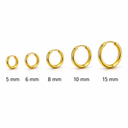 Slim Huggie Hoops
