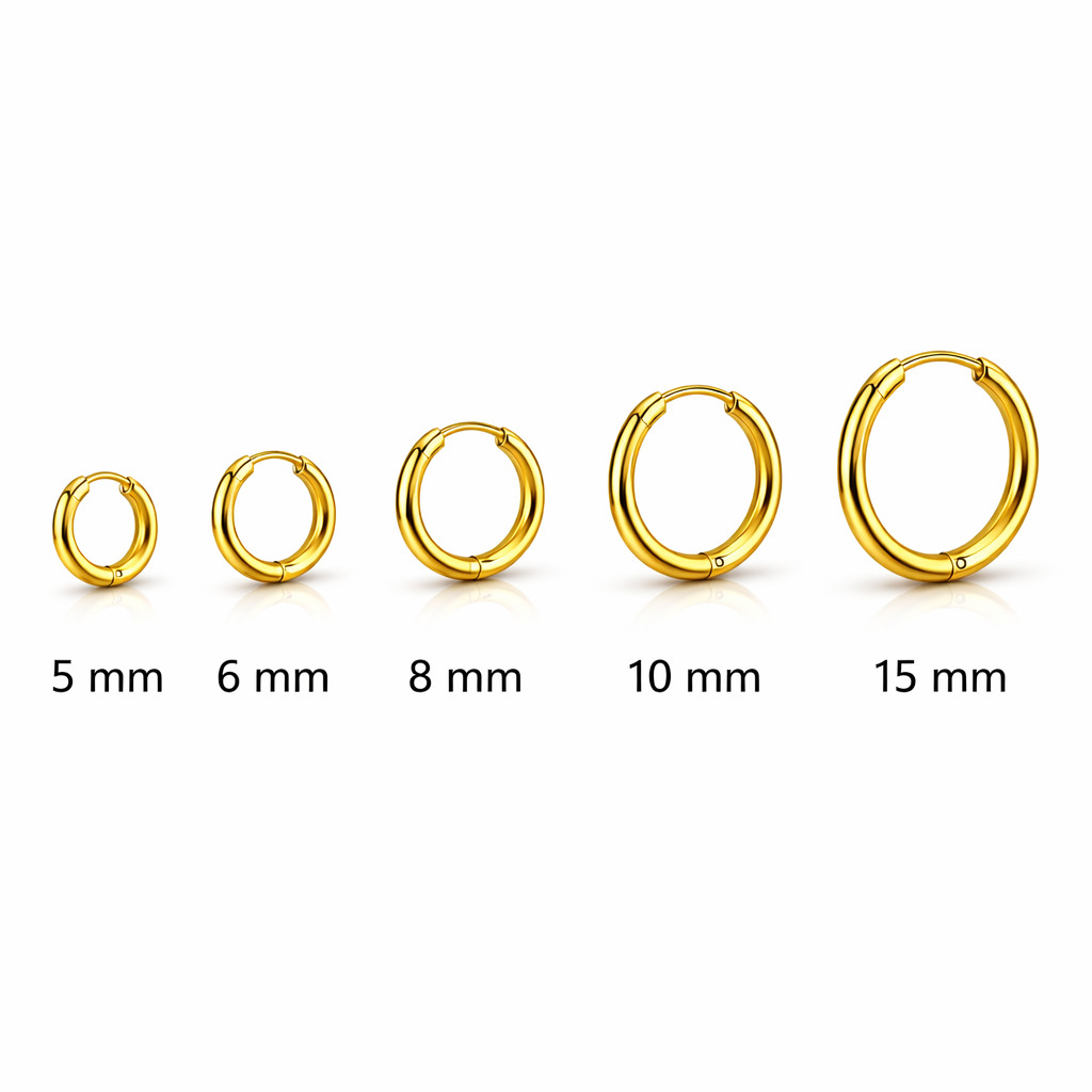 Slim Huggie Hoops