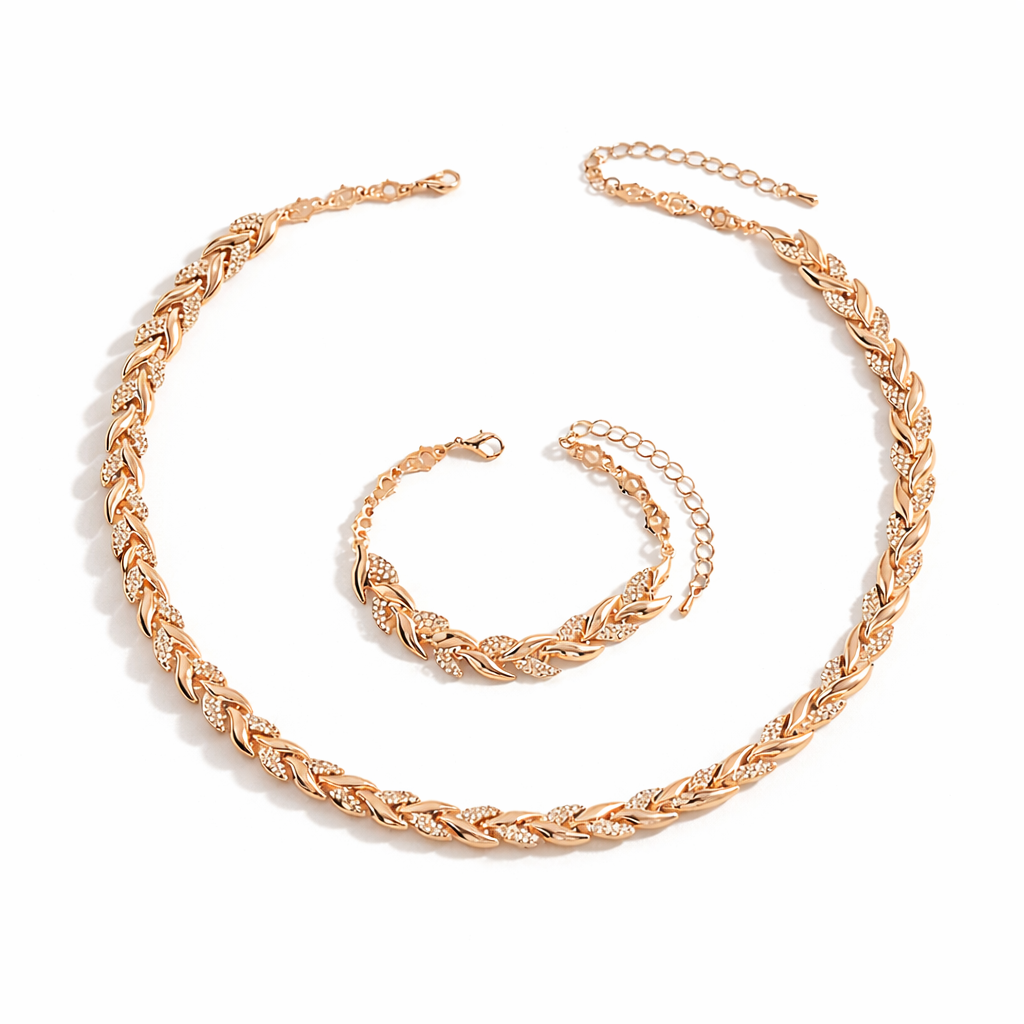 Mermaid Necklace & Bracelet Set