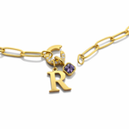 Pavé Initial Charm Necklace