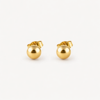 Plain Ball Stud Earrings