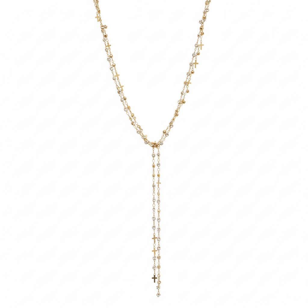 Crosslink Y Necklace