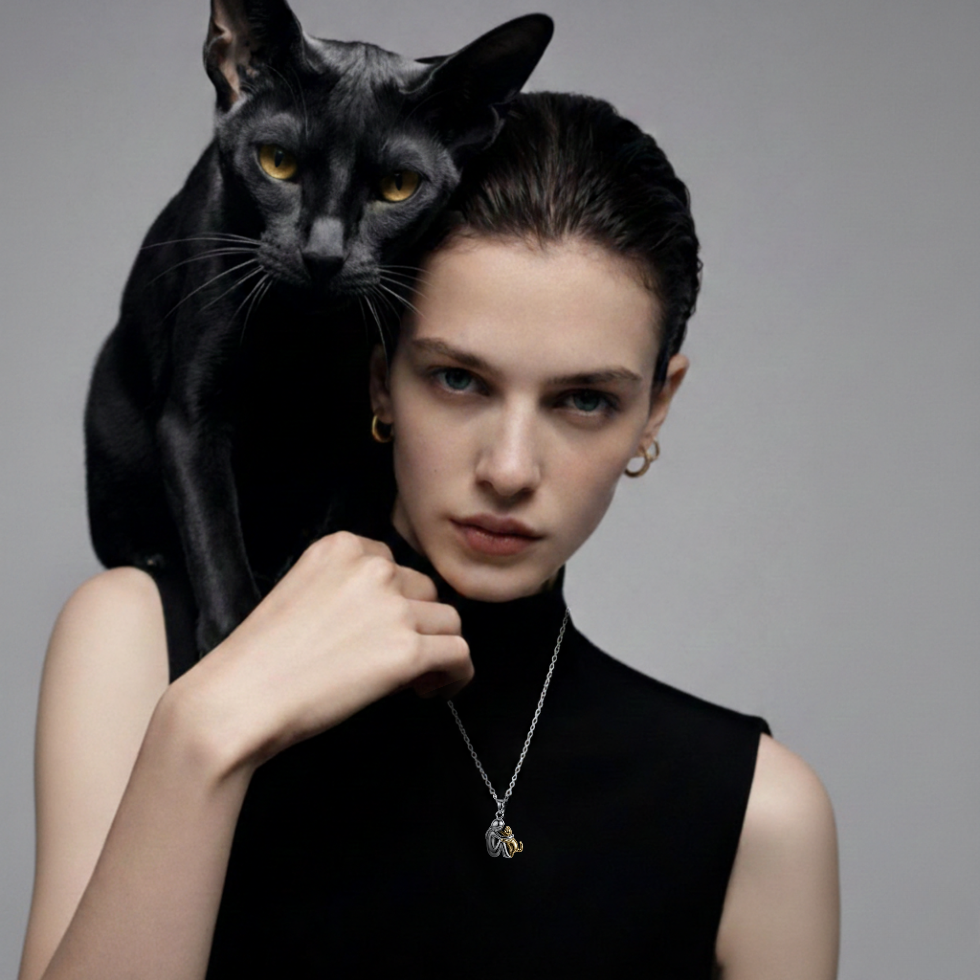 Vesper Cat Necklace
