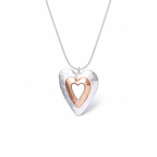 Vintage Heart Pendant Necklace