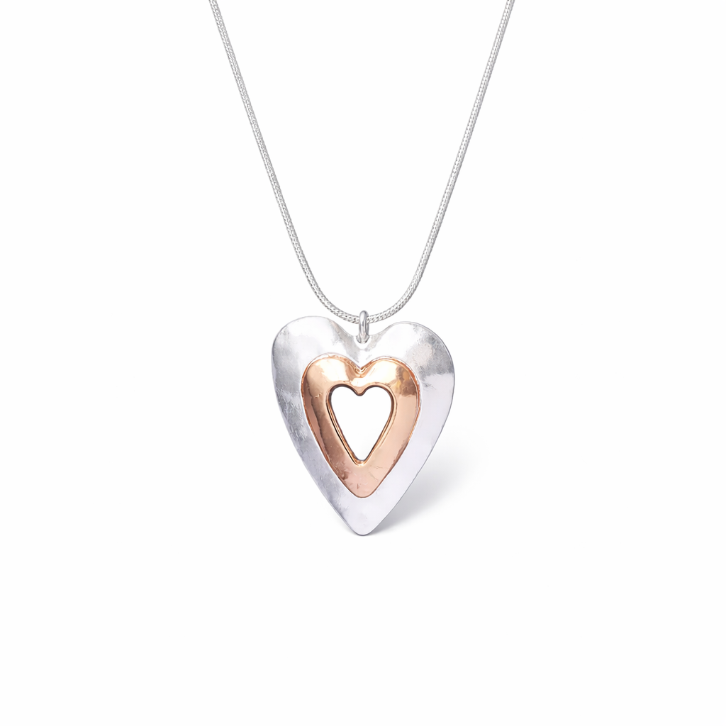 🎁 Vintage Heart Pendant Necklace (100% off)