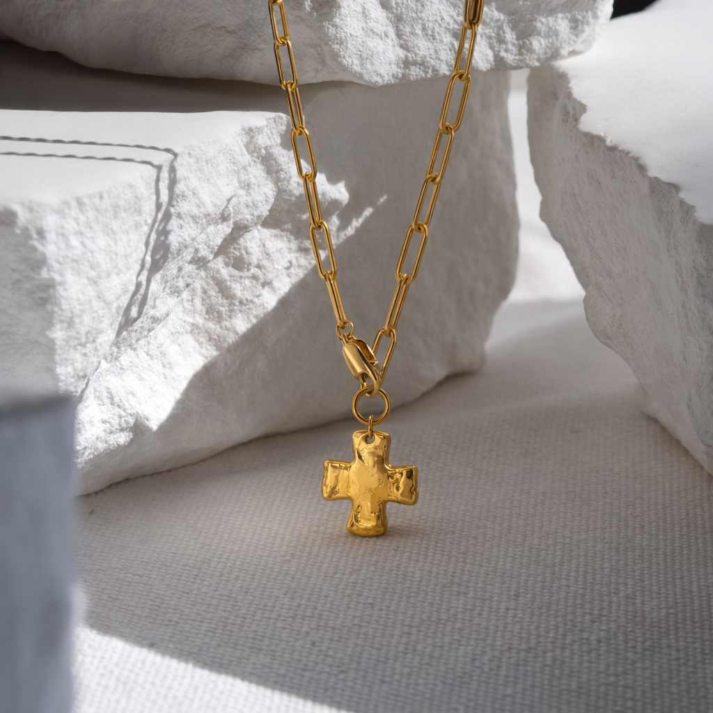 Icon Cross Chain Necklace