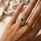Oceania Crystal Ring Set