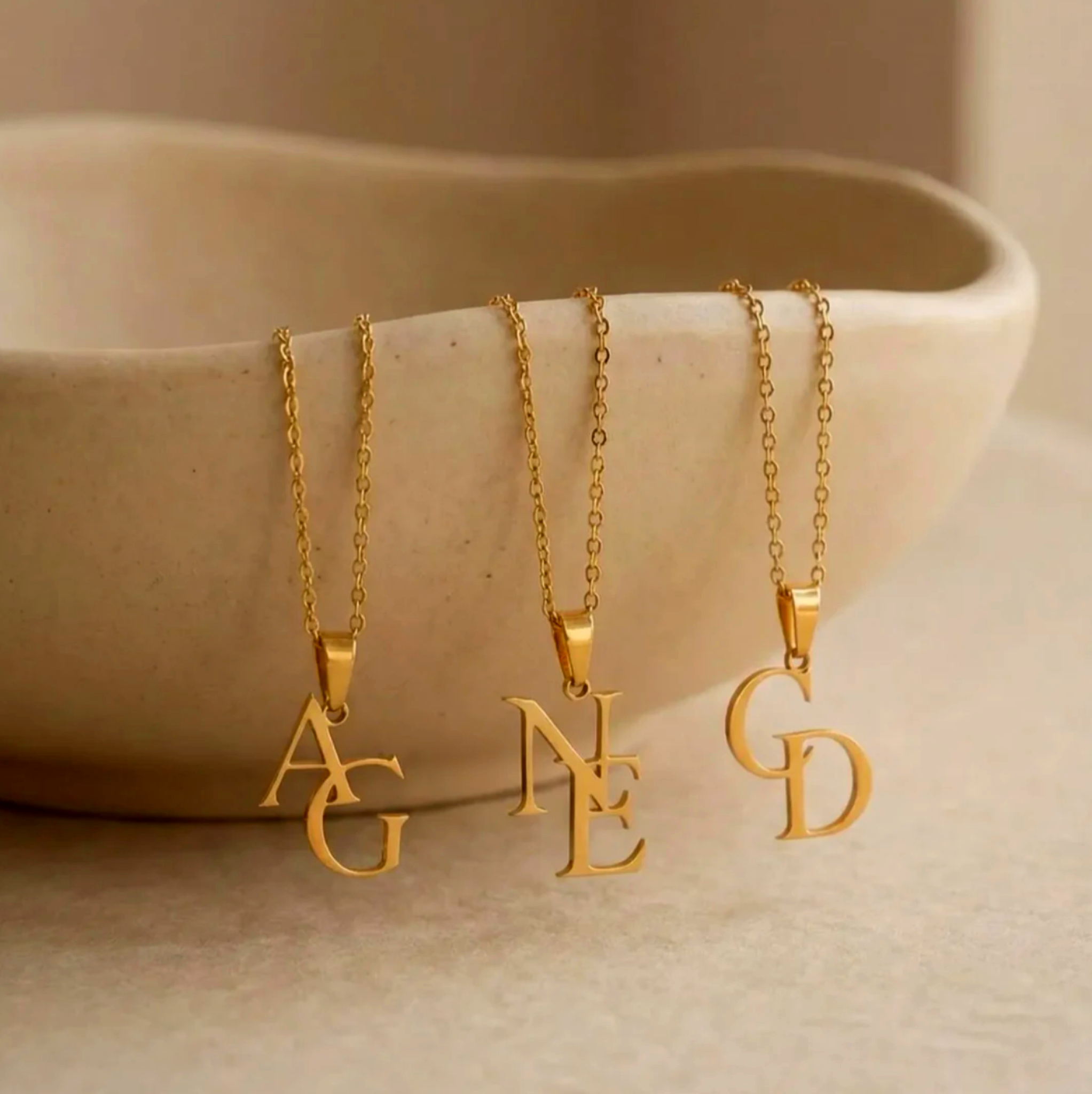 Identity Initial Necklace